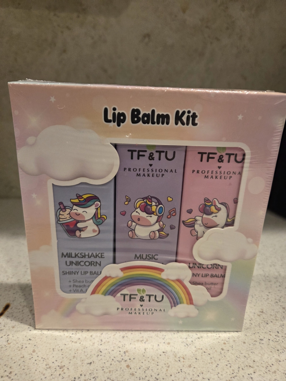 Kids Unicorn Lip Balm Kit - Pink & Lavender